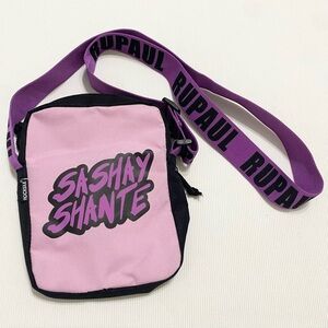 Rocksax RuPaul Sashay Shante Pink Purple Drag Crossbody Bag Purse